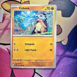 cubone (076/159) - common — pokémon: journey together